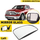 For Ram Dodge 2500 1500 3500 Driver Side Rearview Tow Mirror Spotter lower Glass
