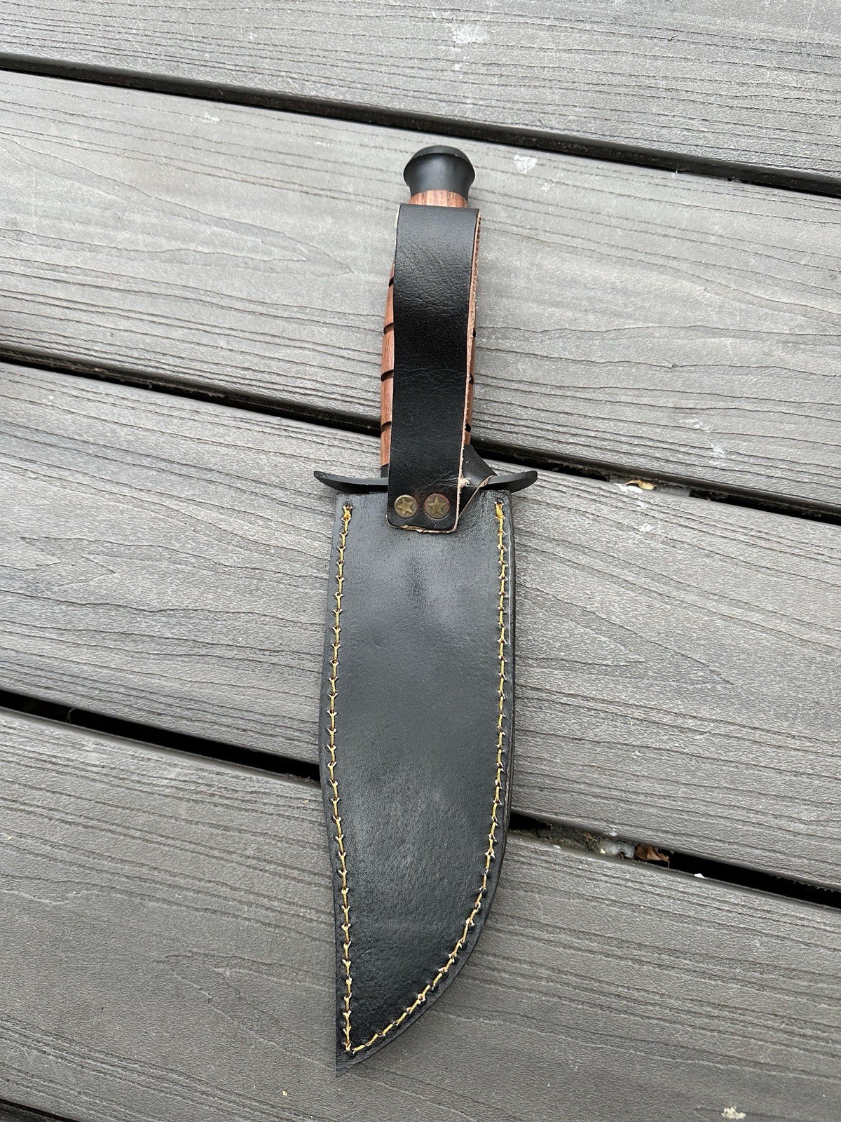 Movie Knife Forged Steel Hunting Bowie Knife Fixed Blade Survival Camando