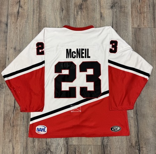 Jeff McNeil #23 Wichita Falls Wildcats Authentic Game Used Signed Jersey NAHL - Bild 2 von 18