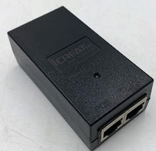 iCreatin PoE Injector PSE-480040 Single Port 48V 0.5A 24W IEEE 802.3af