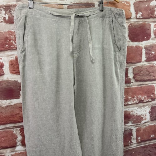 Williams & Kent Hose Herren Large Beige 100% Leinen Kordelzug Bundhose - Bild 3 von 7