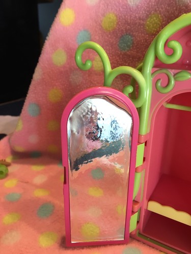 Strawberry Shortcake Doll Wardrobe Closet Mirror Hasbro Cute - Picture 6 of 6