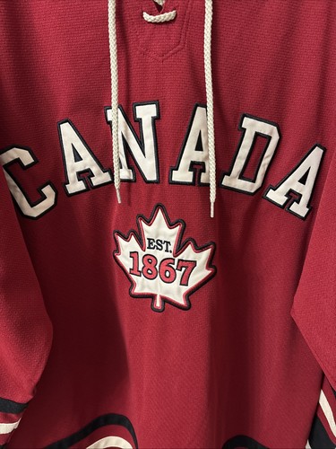 Camiseta Oficial Teepee Sports Canada Hockey Mediana Cosida Canadá - Imagen 8 de 10