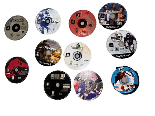 Mixed Lot Games PlayStation 1 2 Ps1 Ps2 Vintage Resident Evil Madden Final Drive