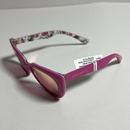 Dolce & Gabbana DX 4427 Kids Pink Flowers Sunglasses - 100% Authentic - Like New - Picture 3 of 15