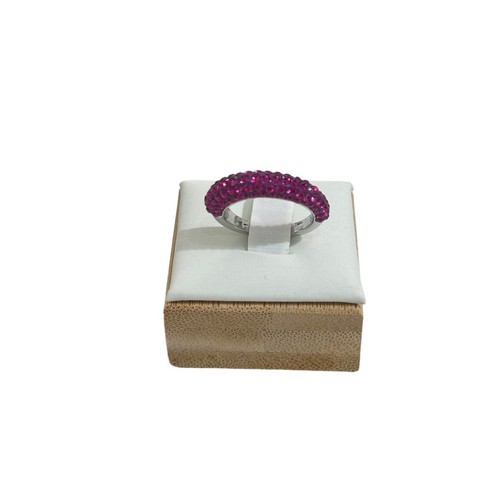 Swarovski Atelier Tigris ring Pink, Rhodium plated SIZE USA55/7 - Picture 2 of 4