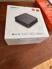 WiiM Pro Streamer, Google Cast Audio, WiFi Multiroom Streamer Black Airplay