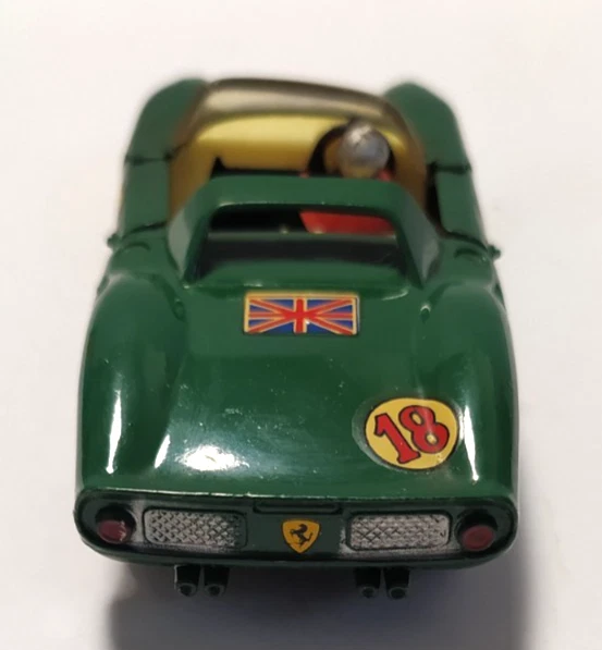 MERCURY VINTAGE USATO 1:43 AUTO DIE CAST FERRARI SILVERSTONE #18 VERDE ART 59 - Immagine 4 di 4