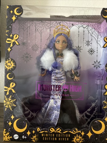 2023 Monster High Howliday Winter Edition Clawdeen Wolf HNF97 Fashion Doll NEW - Picture 2 of 19