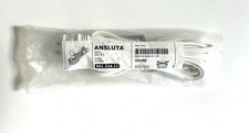 IKEA ANSLUTA White 11' 6" Power Supply Cord w/Switch 301.214.11 - NEW SEALED 