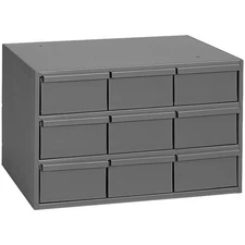 Durham 004-95, 9 Drawer Storage Cabinet, 17.25"x11.625"x10.875", 2.75"H Drawers
