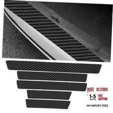 Car Door Sill Protector, Carbon Fiber Anti-Scratch Automotive Doors Edge 5PCS