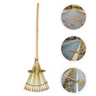  2pcs Small Sand Rake Japanese Style - 19.6 Inch Landscape Bamboo Rake - Bamboo
