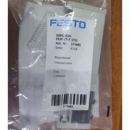 US FREE TAX New FESTO VUVG-B14-P53C-ZT-F-1T1L 573485 Solenoid Valve - Picture 4 of 6