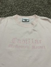 Vintage 90’s Cadillac Pink Made In USA T Shirt Size Large Rare Vtg Resort