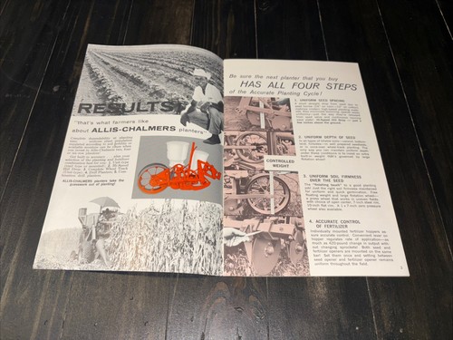 Original 1960’s Allis-Chalmers Planters Sales Booklet - Picture 2 of 7