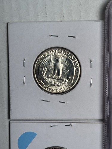 Lot Of 4 Silver Uncirculated Washington Quarters - Some Toned And NGC Slabbed! - Picture 10 of 10
