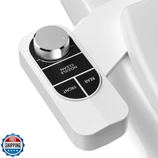 SAMODRA Non-Electric Bidet - Self Cleaning Dual Nozzle (Frontal and Rear Wash