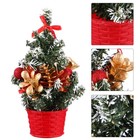 Artificial Christmas Mini Tree Desktop Ornament Christmas Decoration for Home