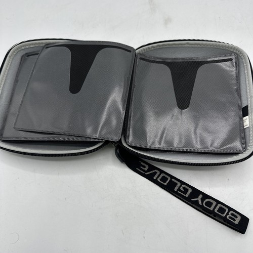 Fellowes Body Glove Neoprene 32 Sleeve CD/DVD Zippered Case Holder w/ Strap EUC - Picture 5 of 8
