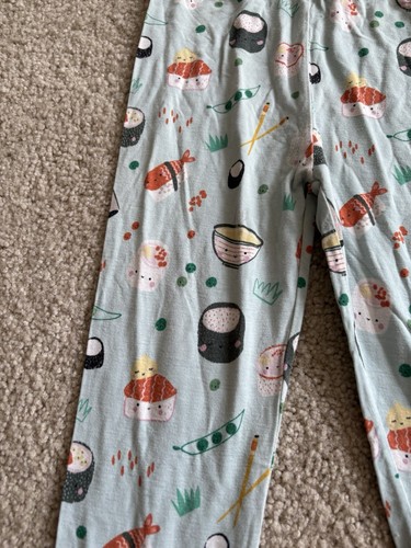Kids Little Sleepers Sushi Print Unisex Comfy Causal Bamboo Pjs Pajama Size 5/6 - Picture 4 of 13
