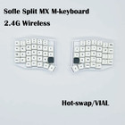 Sofle 66 Split Wireless Mechanical Keyboard 2.4G Hot-Swap VIAL Programmable