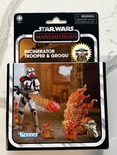 Star Wars Vintage Collection The Mandalorian Incinerator Trooper & Grogu 3.75