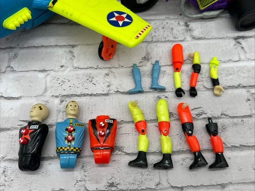 LOT Crash Test Dummies Playset Crash N' Bash Chair AND MISC PARTS TYCO 1991 - Picture 5 of 5
