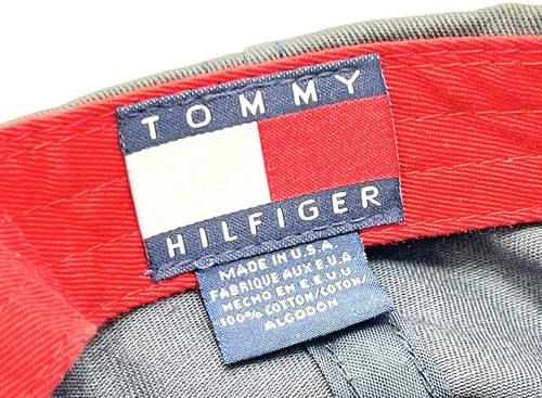 Vintage 90s Tommy Hilfiger SnapBack Hat Cap Tommy Jeans Patch Logo Made In USA - Picture 6 of 14