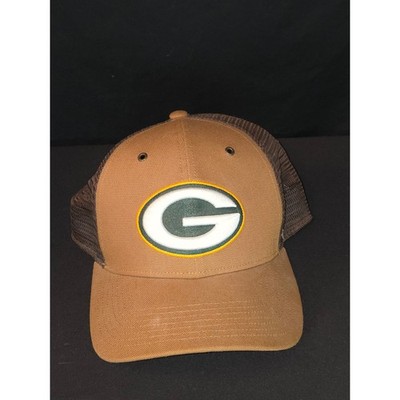 Green Bay Packers Carhartt x '47 Brown Trucker Hat NFL Football Cap