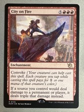 MTG / City on Fire / MOM / #135 / Regular / Rare / NM