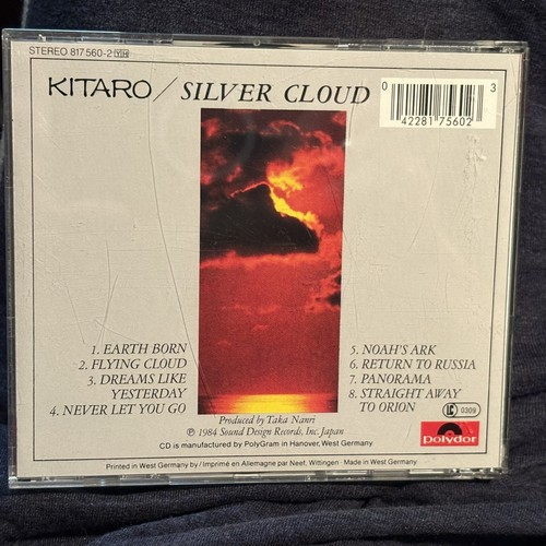 KITARO Silver Cloud - POLYDOR CD Germany SOLID SILVER NM - Bild 2 von 3