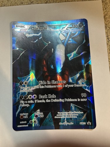 Darkrai BW73 JUMBO B&W BW PROMO HOLO Oversized Pokemon Card Shiny NM - Picture 1 of 2