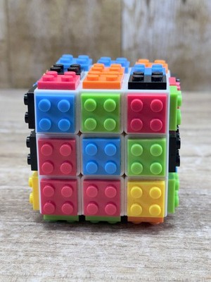 Lego Rubik's Cube Game Puzzle Toy Brick Building Block RARE ~ FREE SHIP