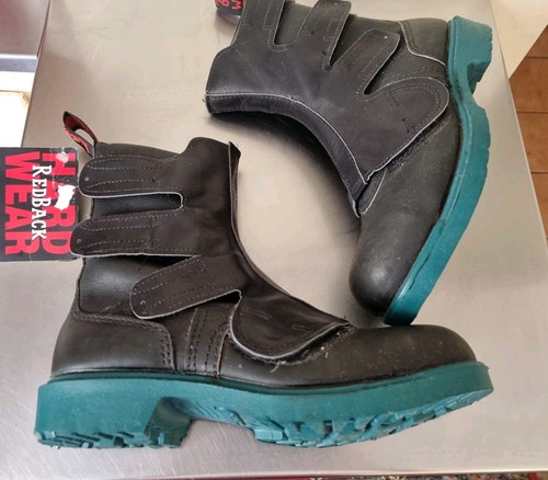 REDBACK VSFUBW Smelter Welding Fire Retardant Leather Work Boots Size 9 W - Picture 2 of 12