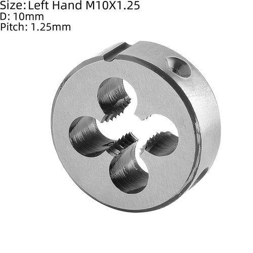 M10 X 1.25 Tap and Die Set Left Hand, M10 x 1.25 Machine Thread Tap and Round... - Picture 3 of 6