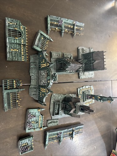 Lot B- Gardens Of Morr Sigmarite Mausoleum Half  Terrain AoS Sigmar Well Painted