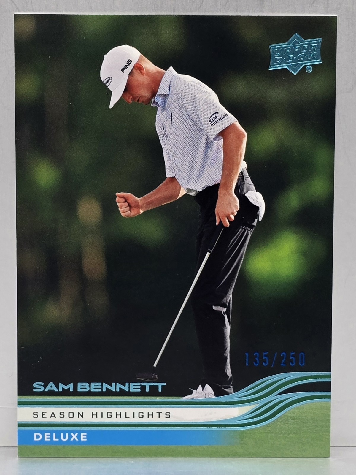 2026 Upper Deck Golf Sam Bennett DELUXE #135/250 (RC) #42