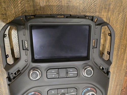 2021 2022 GMC SIERRA DENALI DISPLAY SCREEN ClIMATE CONTROLS CENTER CONSOLE 8IN - Picture 2 of 6