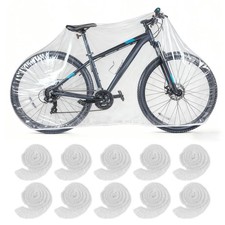 Disposable Clear Bike Covers, Waterproof Protection Dust Outdoor Rain Cover,G...