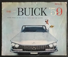 Buick Car Range Usa Lf Sales Brochure 1959 Le Sabre Invicta Electra