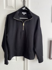 Kinesis Black Quarter-Zip Scuba sweatshirt M