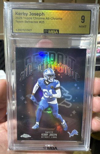 2025 Topps Chrome - All-Chrome Team Kerby Joseph #ACT-23 Refractor