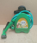 GloBrite Mini Hose Pipe Reel with 10M / 32 Feet Small Garden Hose - Water Spray