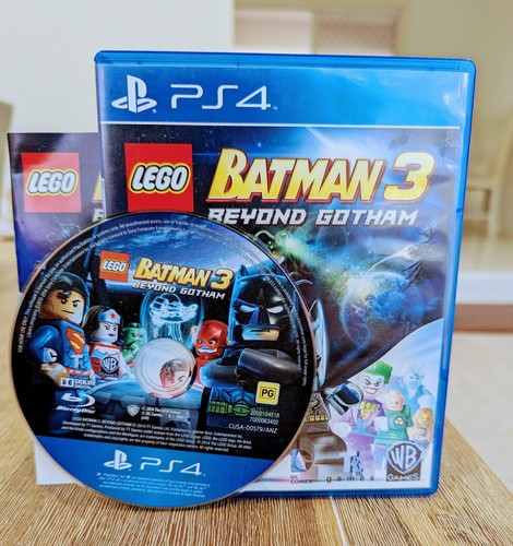 LEGO Batman 3 Beyond Gotham PS4 Sony PlayStation 4 Game Complete With Manual