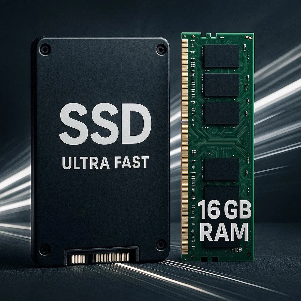 Desktop PC Intel i5 – 16GB RAM – 240GB SSD – Windows 11 – Office – Wi-Fi - Image 3 of 4