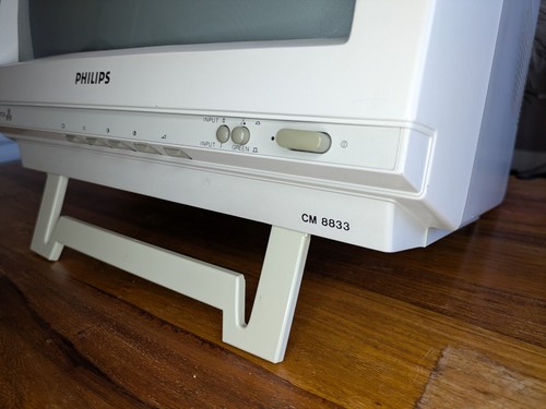 Philips CM8833 Colour Monitor Scart RGB CRT Vintage Computer Atari Amiga Acorn - Bild 6 von 22