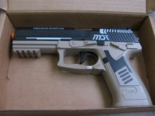 Sand & Blk Soft Bullet Toy Gun with Semi-Automatic Mode, Shell Ejecting