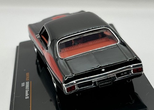 Chevrolet Chevelle SS 395 1970 Black Red Lanes IXO CLC477N 1:43 Chevy - Picture 4 of 7
