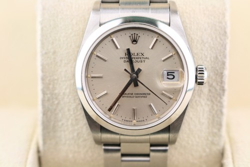 2001 Rolex Datejust 78240 Midsize Silver Dial SS Oyster No Papers 31mm - Picture 2 of 10